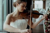 Violinistin Astrid Haferland